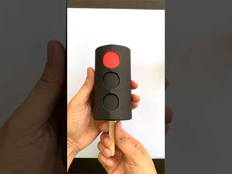 Traffic signal learning for kids #papercraft #easy #ideas