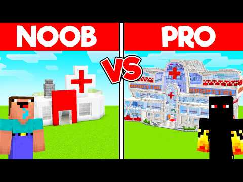 HOSPITAL de NOOB vs PRO no MINECRAFT