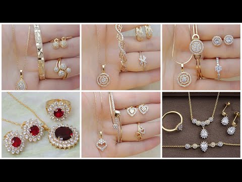 one tola gold 22k simple trendi gold sets designes - bridal gold sets for daily wear use with stones