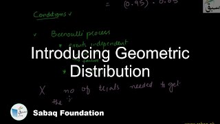 Introducing Geometric Distribution
