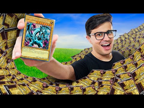 Eu ABRI 72 PACOTINHOS de YU-GI-OH! e esse foi o RESULTADO