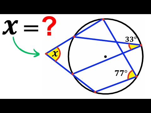 Can you calculate the angle X? | (Justify your answer) | #math #maths | #geometry