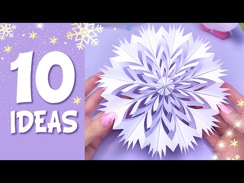 10 DIY Paper Christmas decoration ideas 2024 / Christmas decor / Paper Christmas crafts / Ornaments