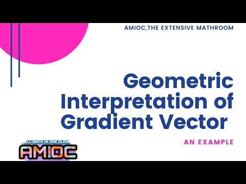 Geometric Interpretation of Gradient Vector, An Example