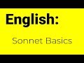 Understanding Sonnet Structure and Analysis