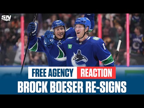 Brock Boeser Re-Signs With Vancouver Canucks | NHL Free Agency 2025