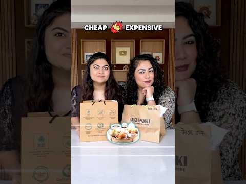 Cheap vs. Expensive Dimsums Food Challenge: Which is worth it? #thakursisters
