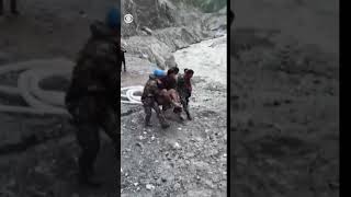 Man pulled alive from Nepal tunnel 10 days after deadly mudslides #shorts