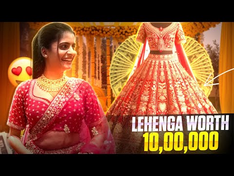 Shadi 💍 mai liya 10 lakh 😍 ka lehnga 😧 ​⁠| Alisha Rajput