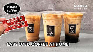 EASY ICED COFFEE USING INSTANT COFFEE| INSTANT ICED COFFEE| DIY ICED COFFEE AT HOME