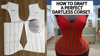 How to Draft a Perfect DARTLESS Corset and Draft your own Cup from scratch for any size.