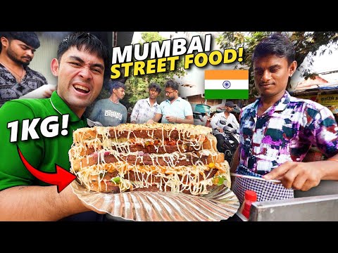 Eating MONSTER Indian Sandwich in Mumbai! 10 Indian Street Food that will Shock You! 🇮🇳