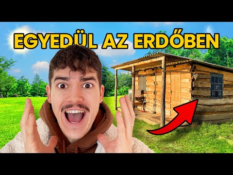 24 ÓRÁT EGY ERDEI FAHÁZBAN TÖLTÖTTEM  😱🏡│RETTEGÉS