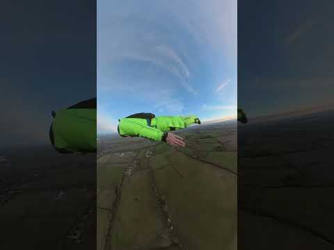 My First Tracking BASE Jumping from a Paramotor