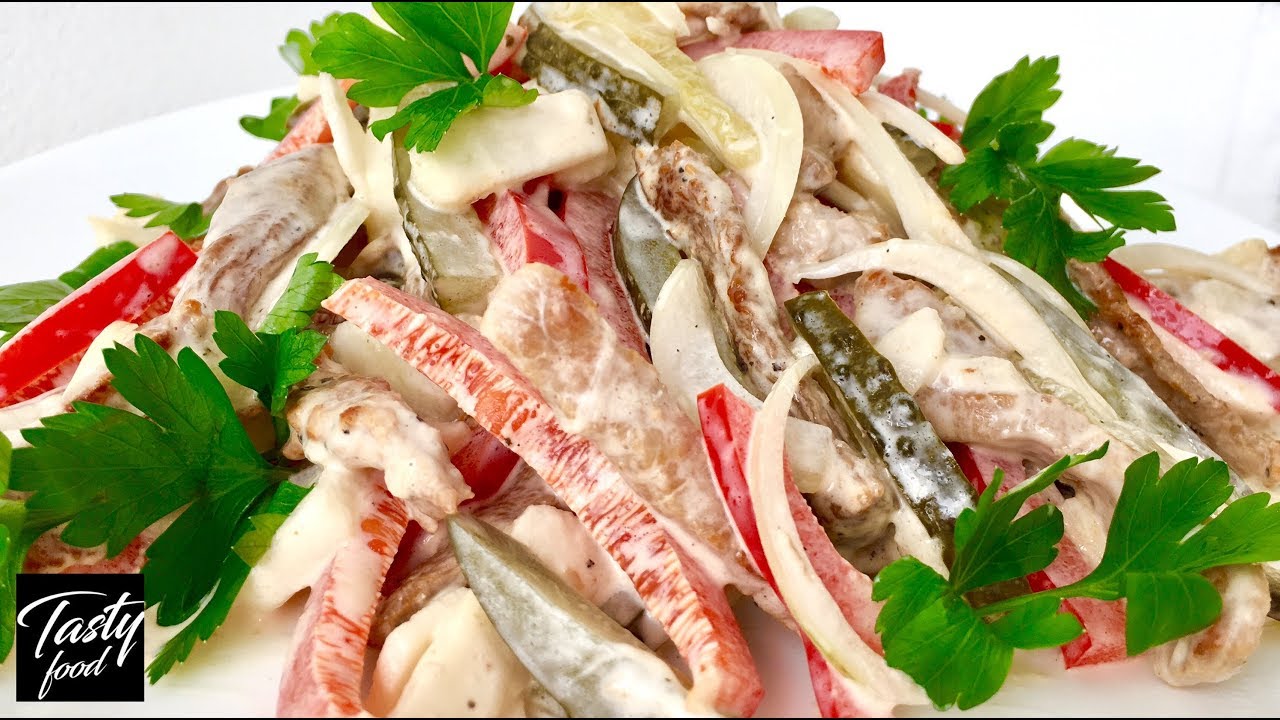 Салат ПРАЖСКИЙ, для тех кто любит вкусно поесть!