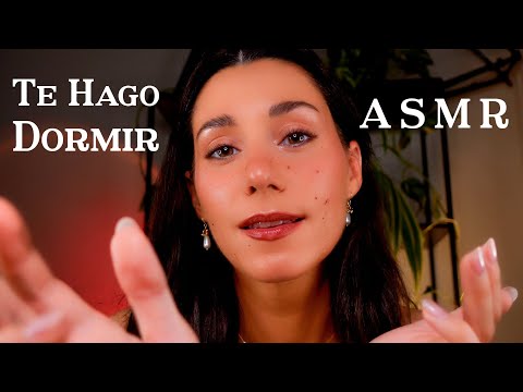 ASMR TE DUERMO ❤️💤 TOCANDO TU CARITA 🌙 SUSURROS SANADORES en Español