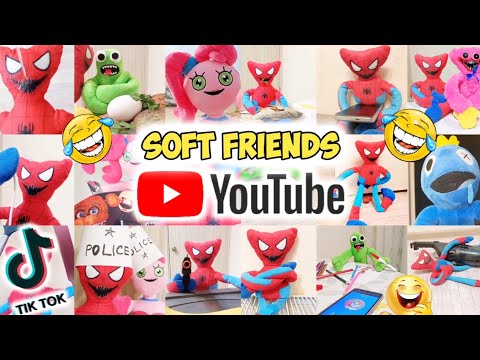 LOS MÁS DIVERTIDOS Y VIRALES YOUTUBE  #SHORTS VIDEO 😂 TIKTOK MAS VIRALES 🔥 "SOFT FRIENDS" COLECCIÓN