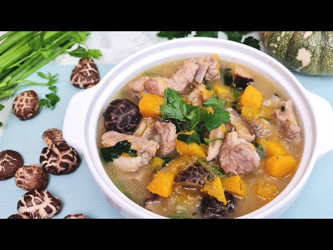 Pork Ribs Stew with Pumpkin Recipe