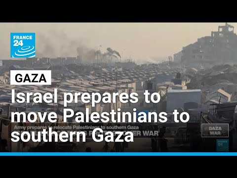 YouTube video thumbnail: Israeli Military Prepares to Move Palestinians to Southern Gaza