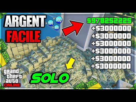 (💲SOLO💲)ARGENT ILLIMITÉ  FACILE| POUR PAUVRES ✔|*💲RICHE*💲SUR GTA5 ONLINE ARGENT GTA ONLINE ASTUCE✅