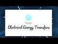 Power and Energy in Circuits