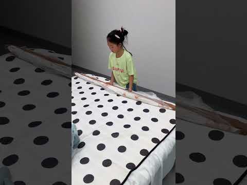 أختي يرتب البعوض صافي المحمولة للطفل ، لم يعد يخاف من البعوض !