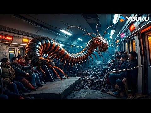 The subway collapsed and was attacked by giant centipedes! | The Labyrinth | YOUKU MONSTER MOVIE