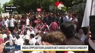 YouTube video thumbnail: Indian Opposition Leader Detained as Protests Escalate