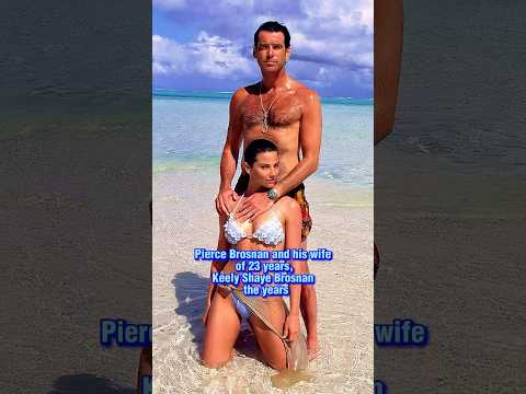 Pierce Brosnan and his wife Keely Shaye Brosnan of 23 years,throughout the years 🥰1994-2025s