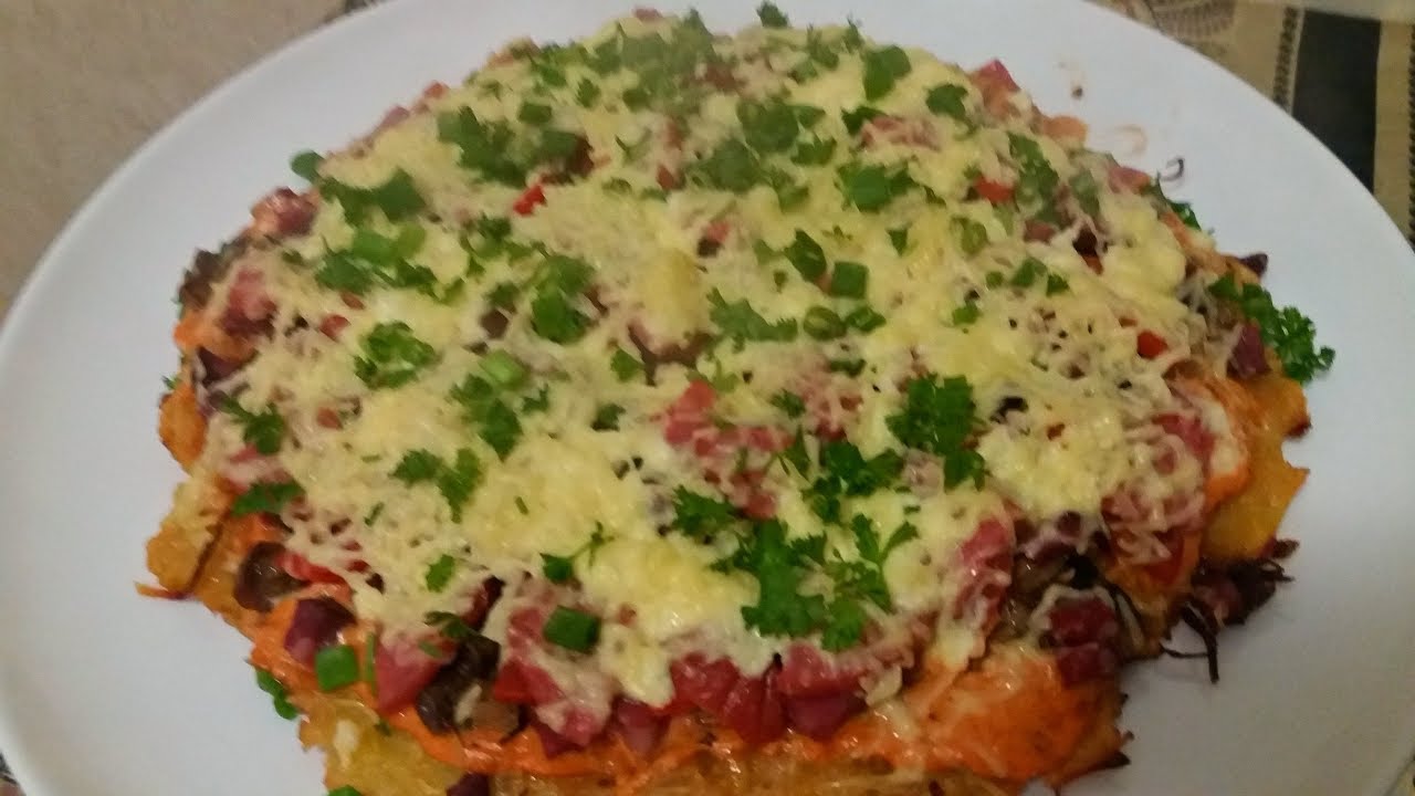 ПИЦЦА ПЯТИМИНУТКА Самая вкусная ПИЦЦА на сковороде Pizza in five minutes