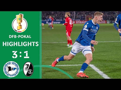 3rd league team stuns Bundesliga club! | Arminia Bielefeld vs. SC Freiburg 3-1| DFB-Pokal