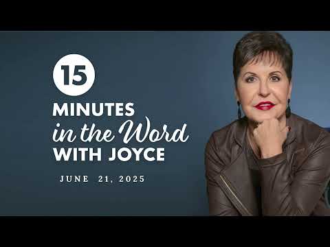 It's Okay Not to Be Okay - Pt 2 | 15 Minutes in the Word with Joyce Meyer