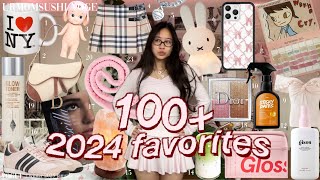 🩰 my 2024 FAVOURITES 💋꩜ fashion, beauty, lifestyle, music, media... etc (best purchases of the year)