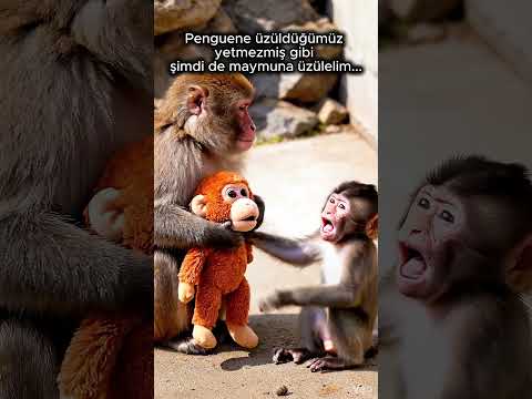 Annesinin Terk Ettiği Minik Punch Arkadaşları dışladı. story of Punch Monkey #shorts #punchmonkey