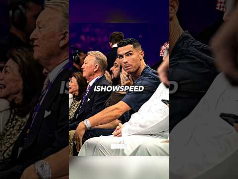 Ronaldo Watched Speed Destroy Everyone in the Ring 😱🔥 #ronaldo #ishowspeed #shorts