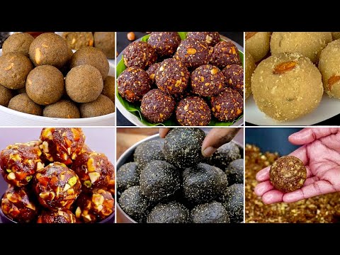 பத்து சாப்பிட்டாலும் பத்தாது 15 நாள் ஆனாலும் கெட்டு போகாது Healthy லட்டு💪| 6 Healthy Snacks | Laddu