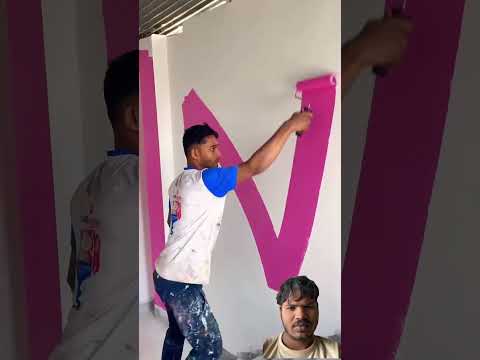 Dip pink collor 9414 collor cod #wallpainting#art #interiordesign #viral #viralvideo #shortvideo