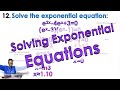 Solving Exponential Equations with Logs