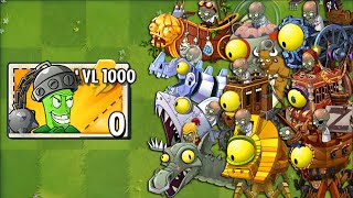 Every Random Premium Plants LEVEL 1000 Power-Up vs ALL Final Bosses Fight! - PvZ 2 Final Bosses