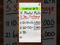 Quick Math Challenge