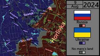 (Old)Battle of Toretsk: Everyday Timelapse (17.06.2024-27.12.2024)