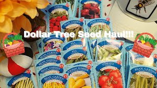 Dollar Tree Seed Haul