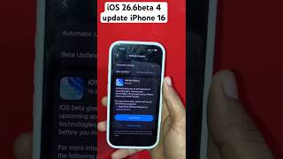 iOS 26.6 beta 4 update iPhone 16  #vairal #tahir99 Ra