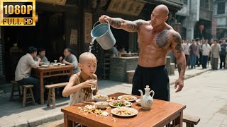 恶霸欺负吃饭的小和尚，不料他竟是功夫大师，反杀100恶霸！⚔️ 功夫 MMA | Kung Fu #抗日 #電影 #功夫