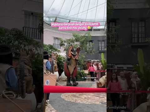 Dino masuk kandang, mau rebahan capekk!😓 Mugisa sedih 😢 #shortvideo #dinosaur #kids #tyrannosaurus