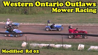 Western Ontario Outlaws Mower Racing Modified Rd 02 Aug 02 2025