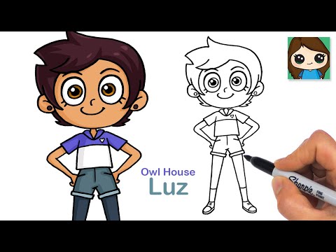 How to Draw Luz Noceda | The Owl House