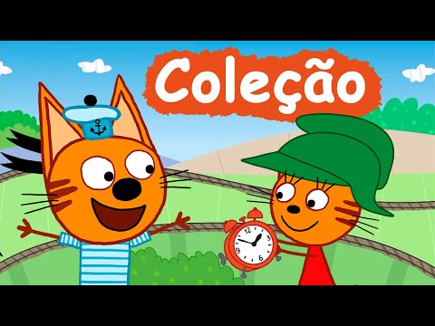 Kid-E-Cats em Portugues | Coleção dos episódios | Desenhos para crianças