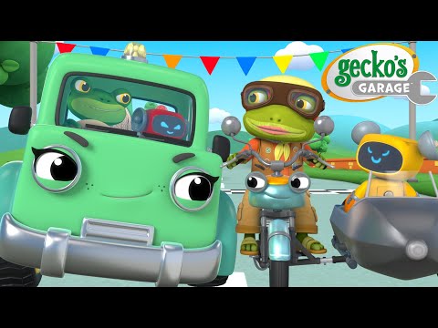 On Your Marks, Geck Set... Go! | Gecko's Garage | Trucks For Children | Cartoons For Kids