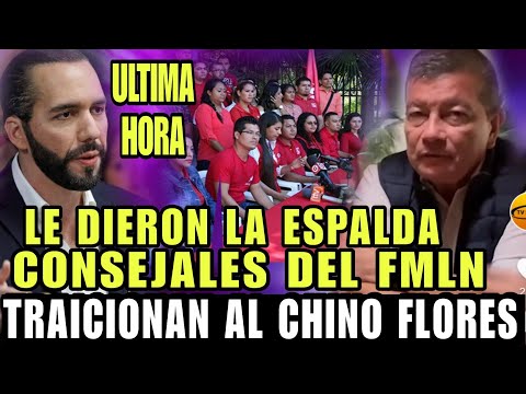 BOMBAZO LE DIERON LA ESPALDA AL CHINO FLORES CONSEJALES DE SU PARTIDO LOS TRAICIONARON